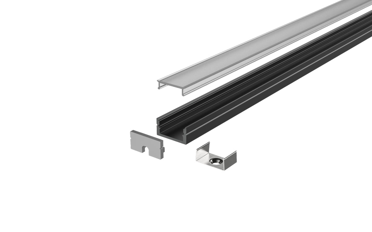 PROFILO PRO-1809 SURFACE 2000MM BIANCO (PROFILO+COVER OPACO)