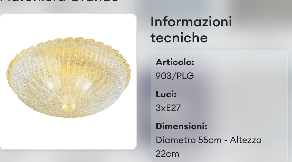 PLAFONIERA |MURANO | CLASSICO