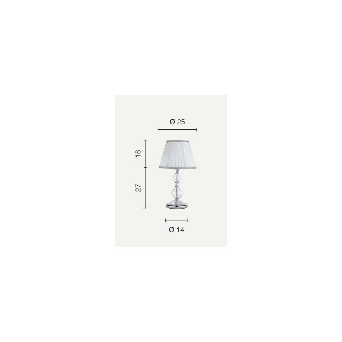 LUME CRISTALLO |COMODINO|CONTEMPORANEO