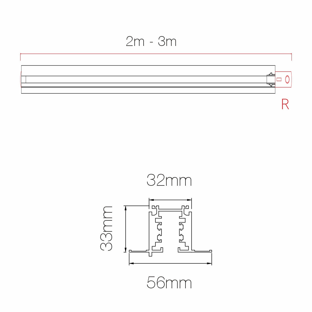 BINARIO INCASSO | TRIFASICO | BENEITO
