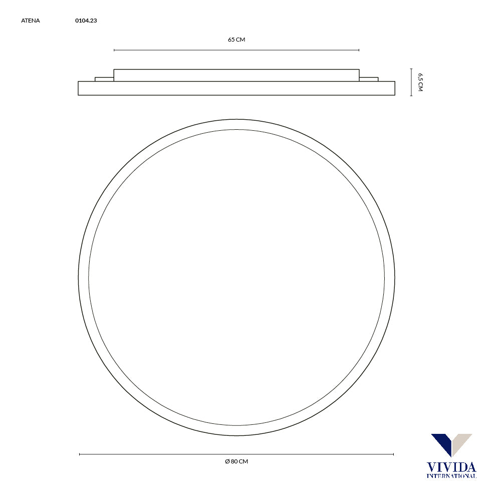 plafoniera | LED |ATENA |VIVIDAINTERNATIONAL