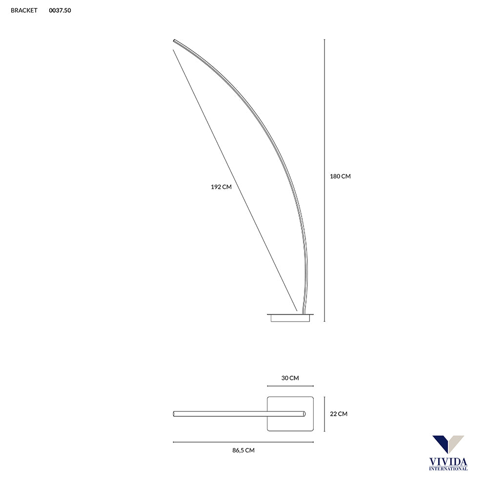 PIANTANA -NERO -BRACKET