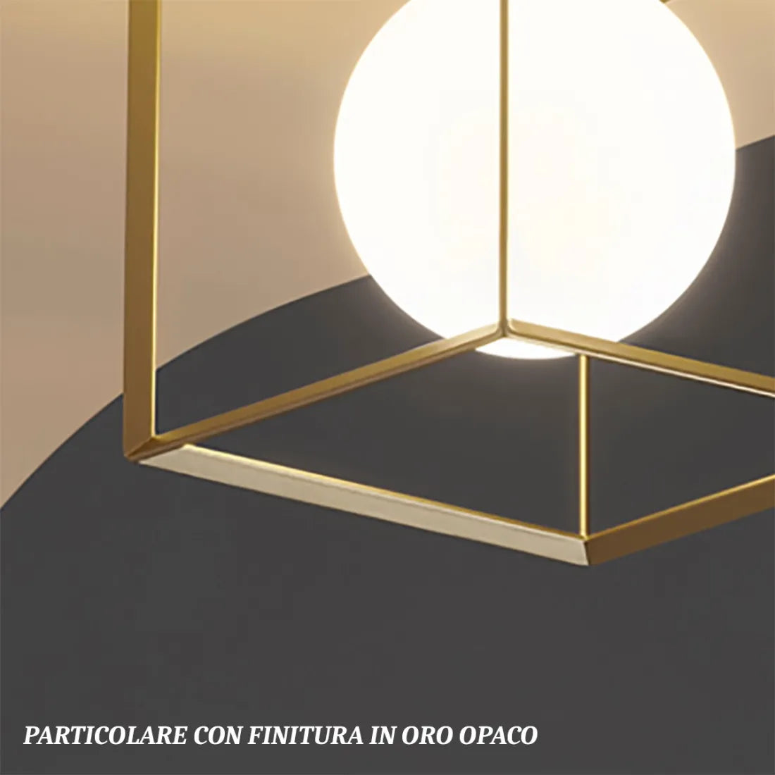 SOSPESO | ORO | CUBO