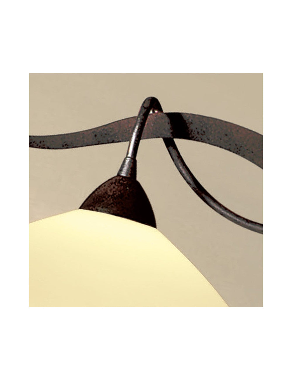 LAMPADARIO | FERRO BATTUTO | BILANCIA 2 LUCI