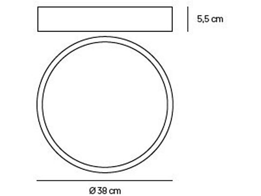 PLAFONE | TONDA | TORTORA | NERO | BIANCO | VIVIDA NETTUNO