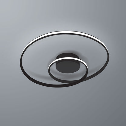 PLAFONE- LED - CIRCUIT - NERO - SABBIA