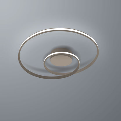 PLAFONE- LED - CIRCUIT - NERO - SABBIA