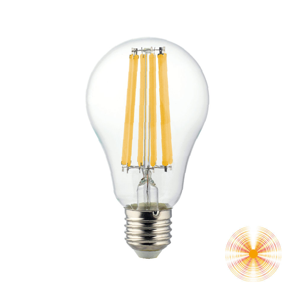 LAMPADINA FILAMENTO E27 18W -> 187W |  3000K | 3238LM
