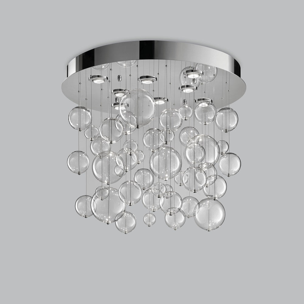 PLAFONIERA |BOLERO |METALLUX |ACCIAO